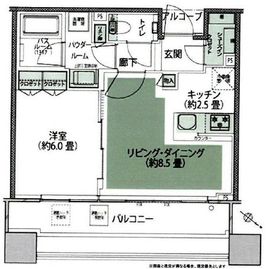 スカイフォレストレジデンス　タワー&スイート 11階 間取り図