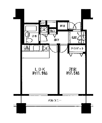 LOOP-M 1204 間取り図