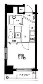 ベルファース渋谷 2階 間取り図