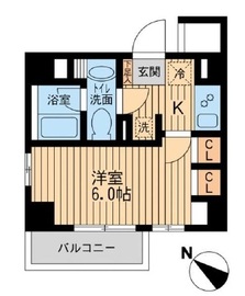 ユニフォート目黒中町 301 間取り図