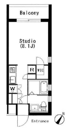 ラティエラ祐天寺 304 間取り図