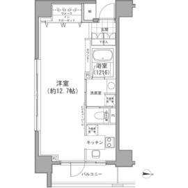 カッシア両国 305 間取り図