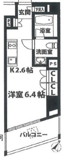 セルフィスタ渋谷 3階 間取り図