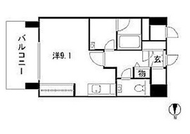 エルスタンザ白金台 205 間取り図