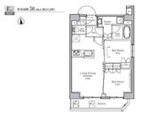 プラウドフラット浅草橋 1002 間取り図