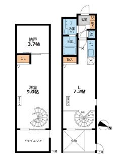 カッシア目黒 112 間取り図