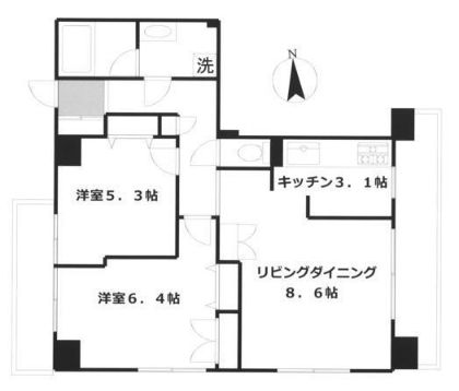 ビューネ渋谷桜丘 11階 間取り図