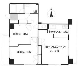 ビューネ渋谷桜丘 11階 間取り図