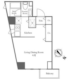 代々木の杜 503 間取り図