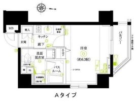 フェニックス浜松町 5階 間取り図