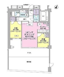 グランスイート高田馬場四丁目 1階 間取り図