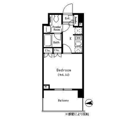 パークキューブ四谷三丁目 606 間取り図