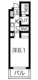 ガーデン東新宿 418 間取り図