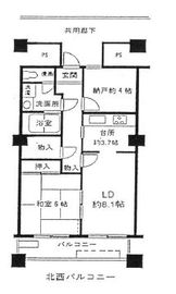 晴海ビュータワー（晴海アイランドトリトンスクエアビュータワー） 3階 間取り図