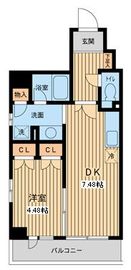 プロスペクト門前仲町 107 間取り図