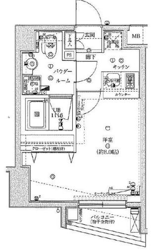スパシエグランス学芸大学 1階 間取り図