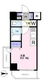 エスコート麻布十番 4階 間取り図