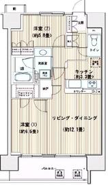 エスティメゾン豊洲レジデンス B414 間取り図