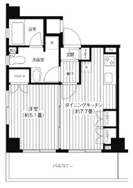 麻布イーストコア 503 間取り図