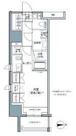 パークハビオ東中野 204 間取り図