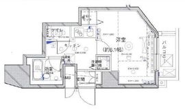 パレステュディオ六本木 12階 間取り図