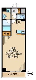 シティインデックス武蔵小山 1階 間取り図