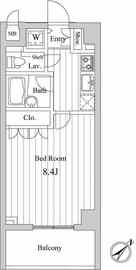 スペーシア三軒茶屋弐番館 505 間取り図