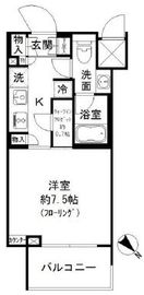 パークリュクス白金高輪 5階 間取り図