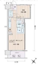 エスティメゾン豊洲レジデンス C502 間取り図