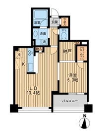 プロスペクト森下 5階 間取り図