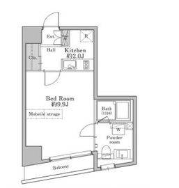 ユニテラス三軒茶屋 403 間取り図