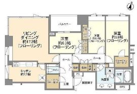 ブランズ ザ・ハウス一番町 2階 間取り図