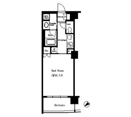 エスティメゾン四谷坂町 503 間取り図