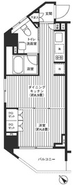 レジディア渋谷 701 間取り図