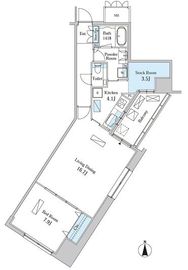 モメント汐留 2003 間取り図