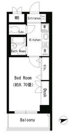 協和高輪マンション 1003 間取り図