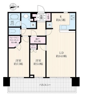 アーバンドックパークシティ豊洲タワー 33階 間取り図