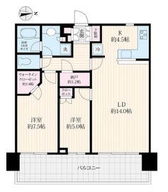 アーバンドックパークシティ豊洲タワー 33階 間取り図