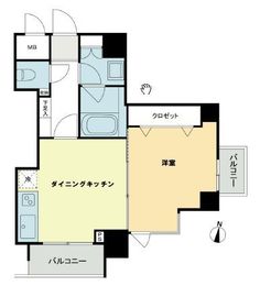 ベルファース市ヶ谷 801 間取り図