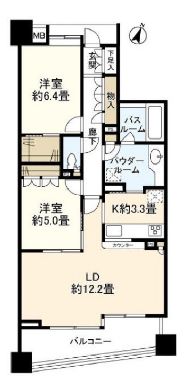 シティハウス学芸大学 4階 間取り図