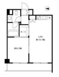 四谷デュープレックスD-R 3階 間取り図