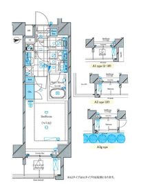 ドムス・スタイル神楽坂 301 間取り図