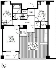 品川Vタワー タワー棟 31階 間取り図