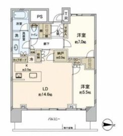 ベイズタワー＆ガーデン 15階 間取り図