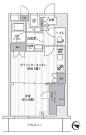 プライマル五反田 1003 間取り図