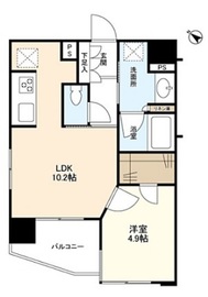 A-standard渋谷桜丘 8階 間取り図