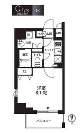 レオーネ両国駅前 601 間取り図