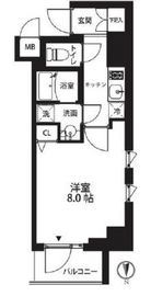 セレスト両国 303 間取り図