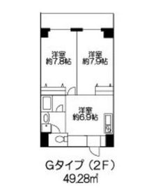 ヒューリックレジデンス参宮橋 211 間取り図