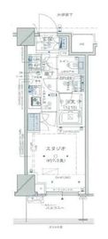 ドレッセ目黒大橋プレヴィ 13階 間取り図